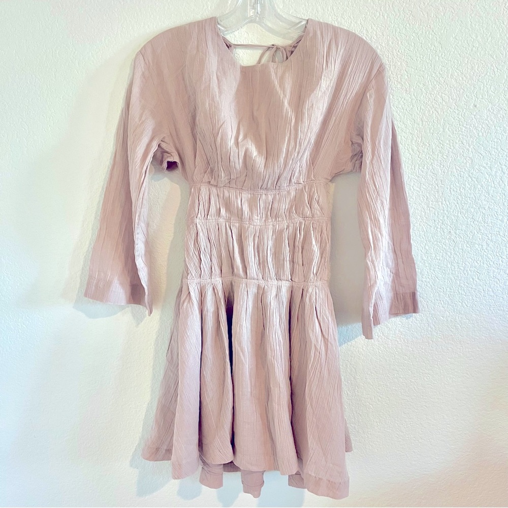 NWOT Free People beige open back dress small
